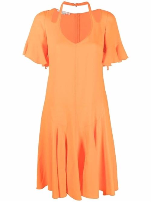 V-neck flared dress STELLA MCCARTNEY | 604238SSA027501